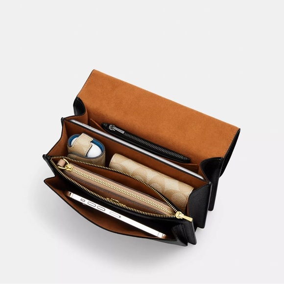 Coach Klare Crossbody In Signature Canvas - Picture 6 of 9